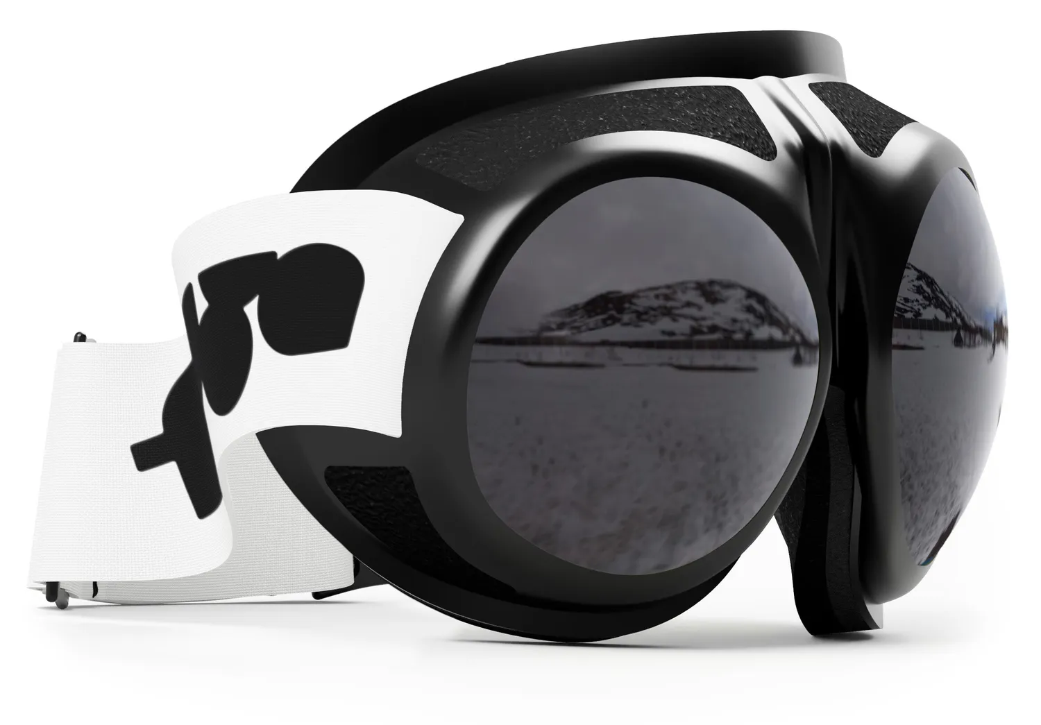 Rovfluga Goggles skidglasögon grå lins allround