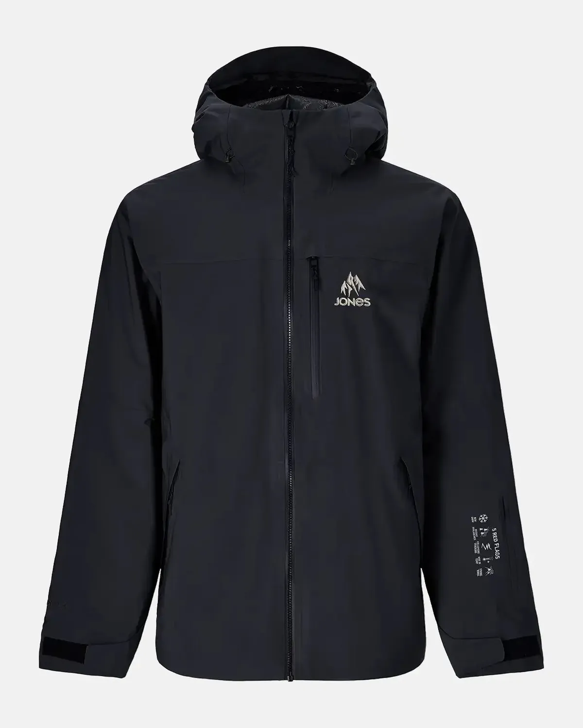 Jones Deeper GORE-TEX skidjacka Stealth Black Primaloft
