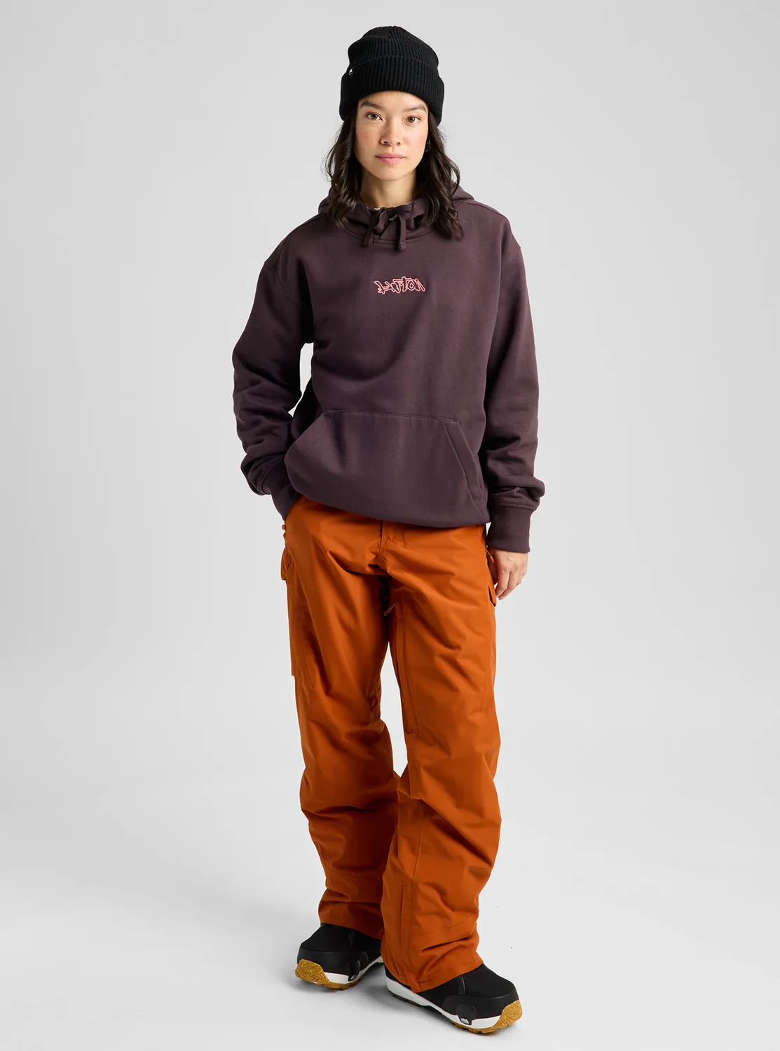 Burton WildTrace hoodie Bear Hug Brown