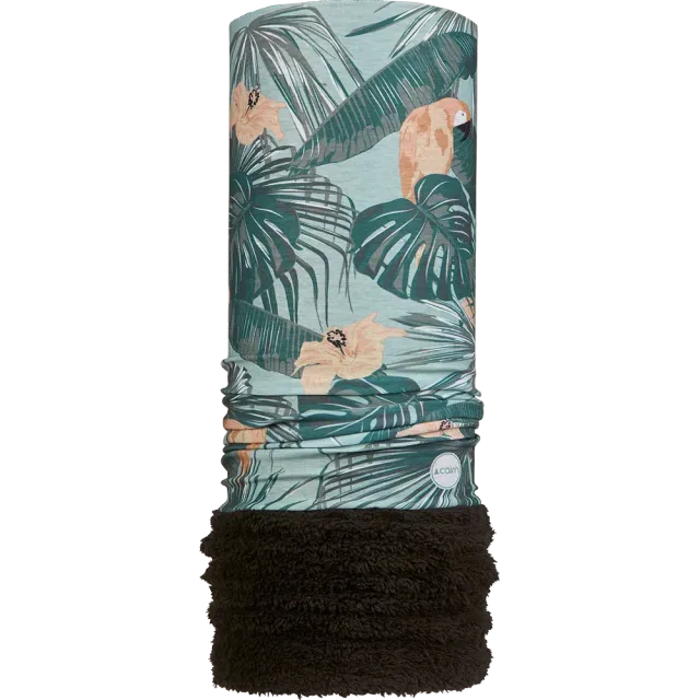 Cairn Sport Malawi Polar Plush halsvärmare Aqua Tropical stretch