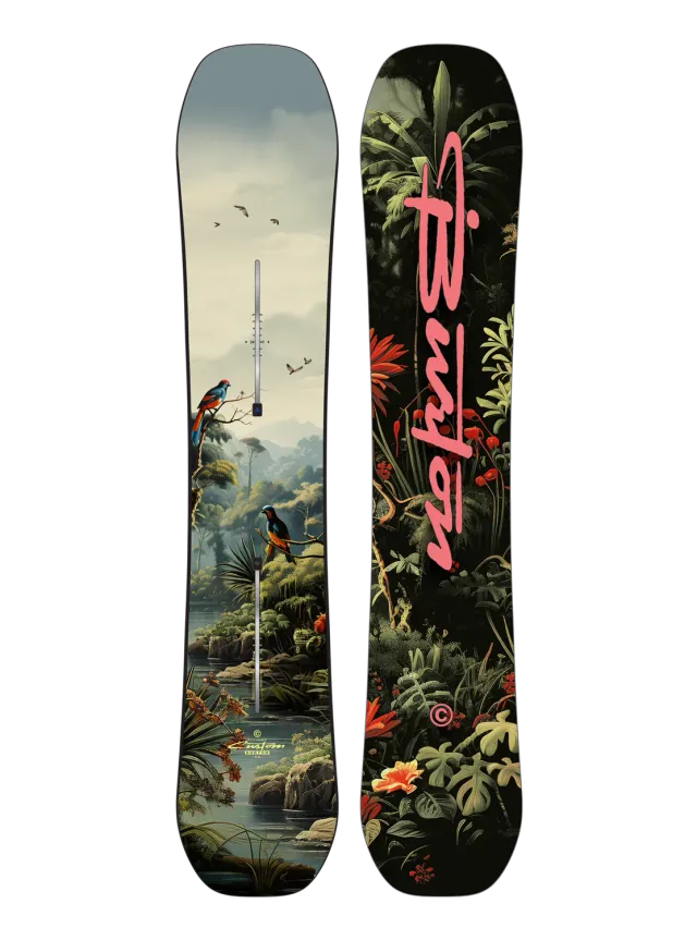 Burton Custom Flying V snowboard 156 hybridcamber poppig