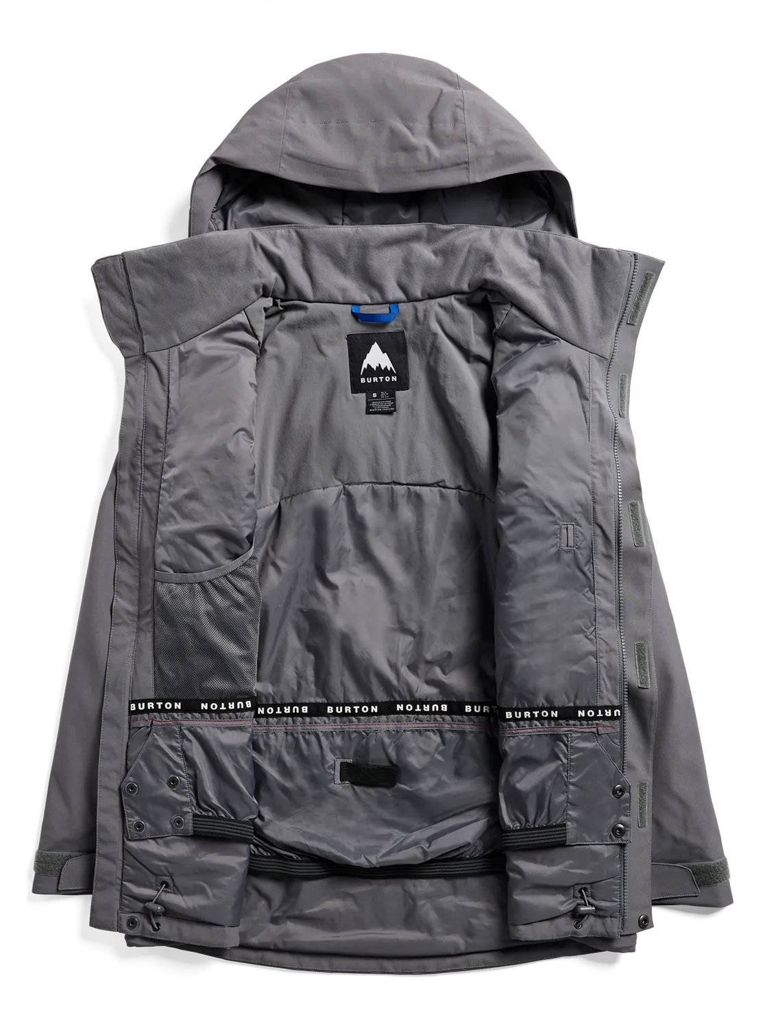 Burton Ridge 2L isolerad skidjacka dam Gotham Gray