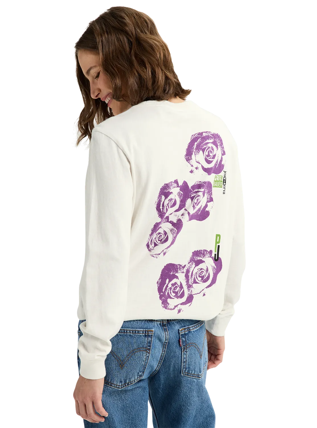 Burton PJ Artist Long Sleeve t-shirt vit Stout White