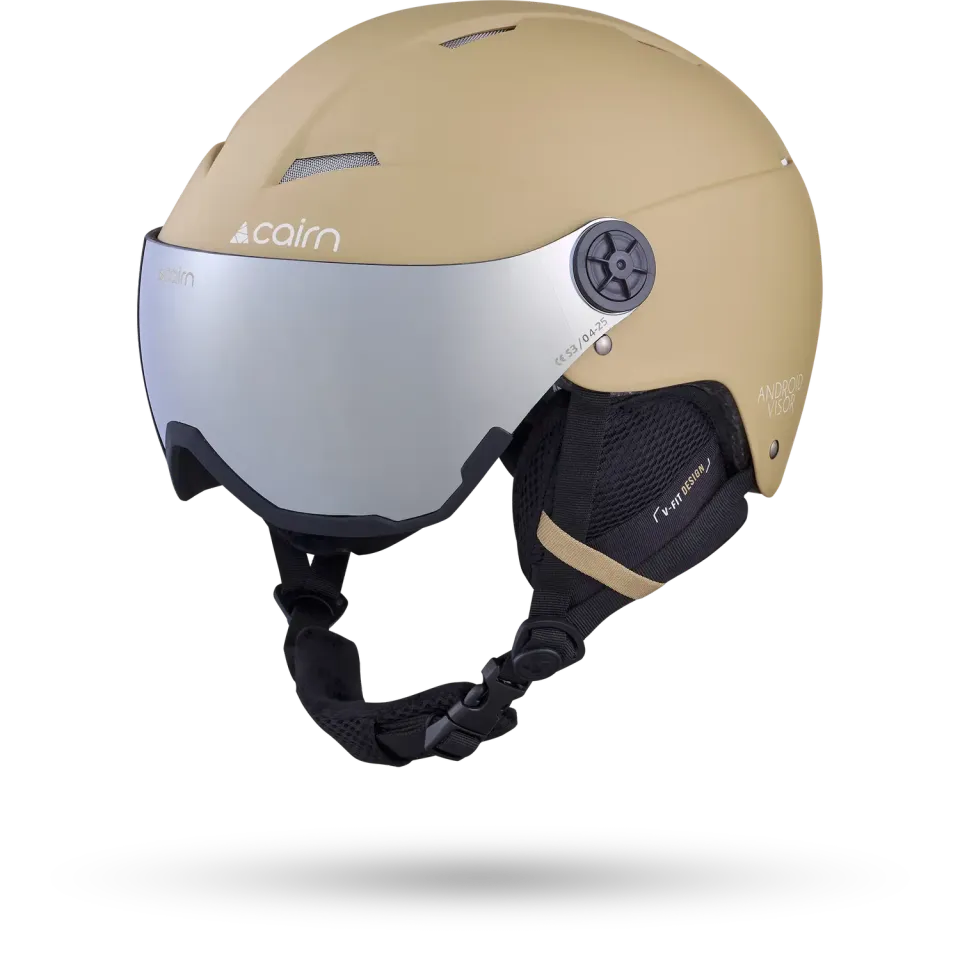 Cairn Android Visor skidhjälm matt linen