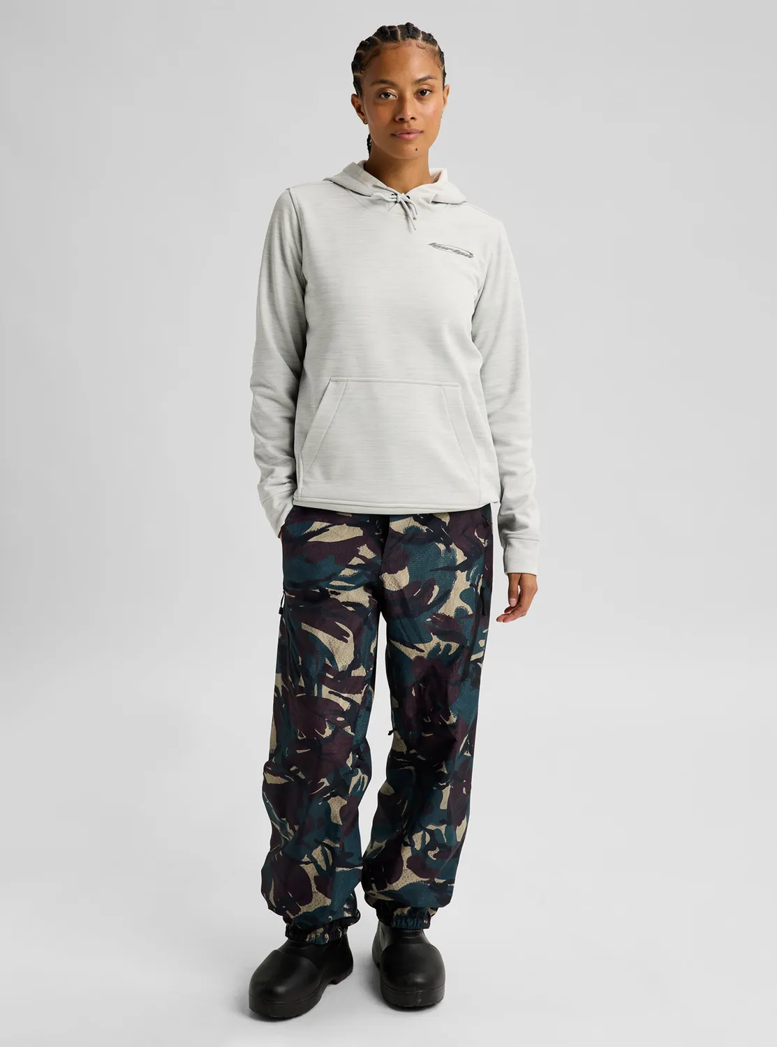 Burton Oak Pullover hoodie dam Seersucker Camo