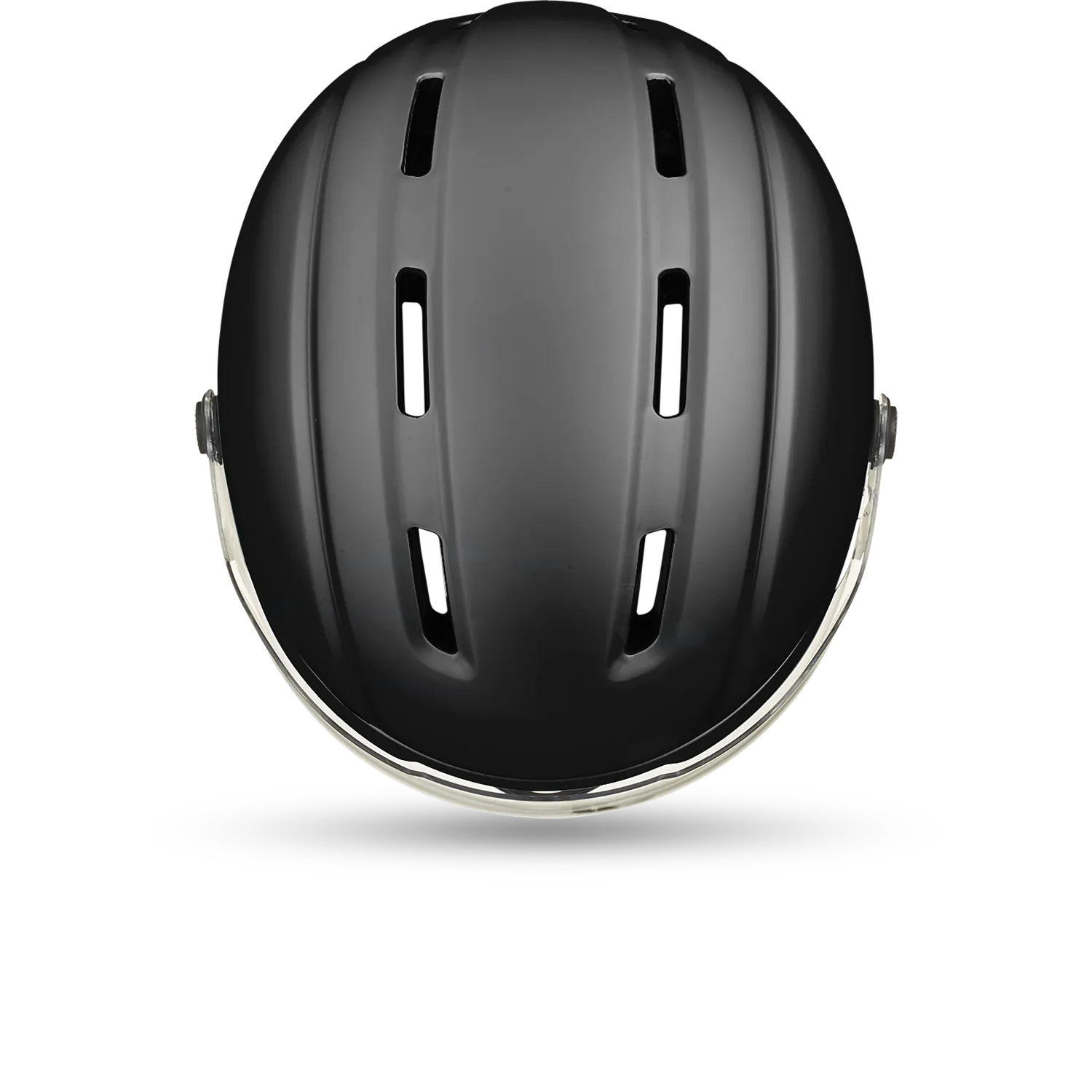 Cairn Fuse Visor cykelhjälm mat metallic black visir