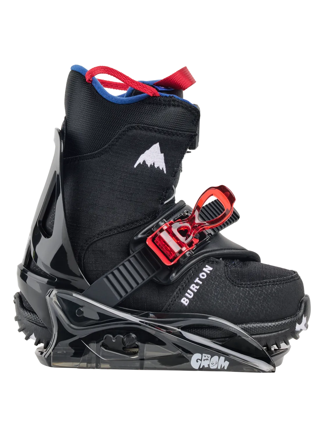 Burton Grom Disc snowboardbindning barn svart mjuk