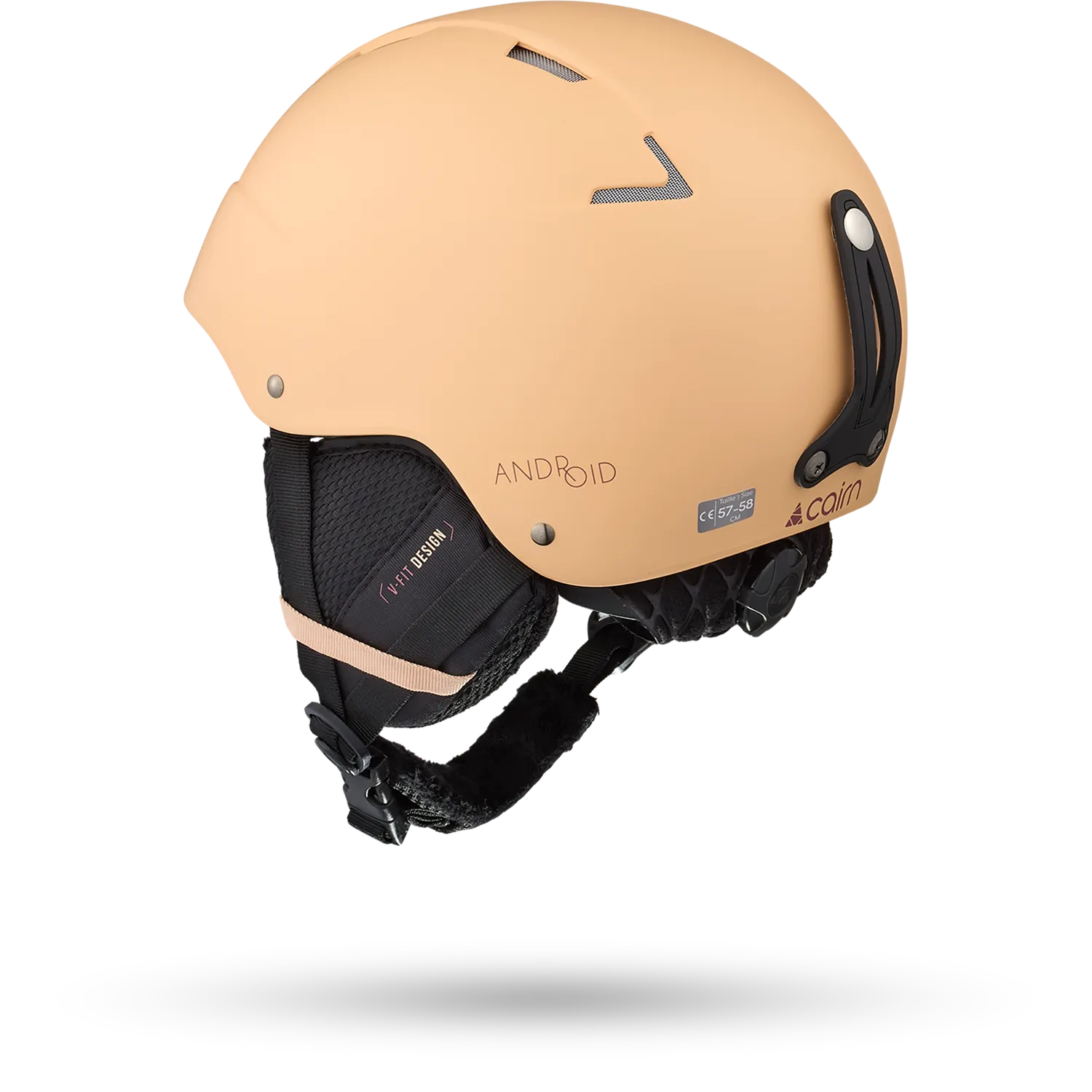 Cairn Android skidhjälm mat peach 57/58 ABS