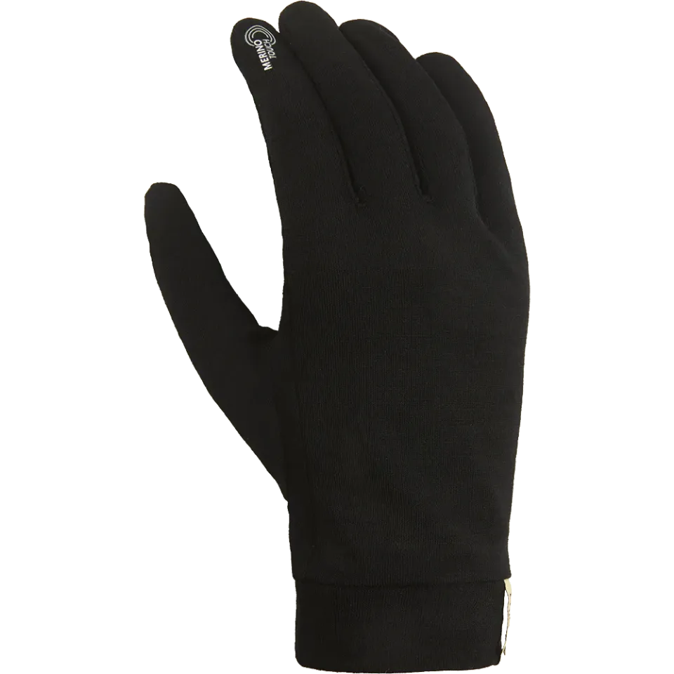 Cairn Merinos Touch handskar svart merinoull