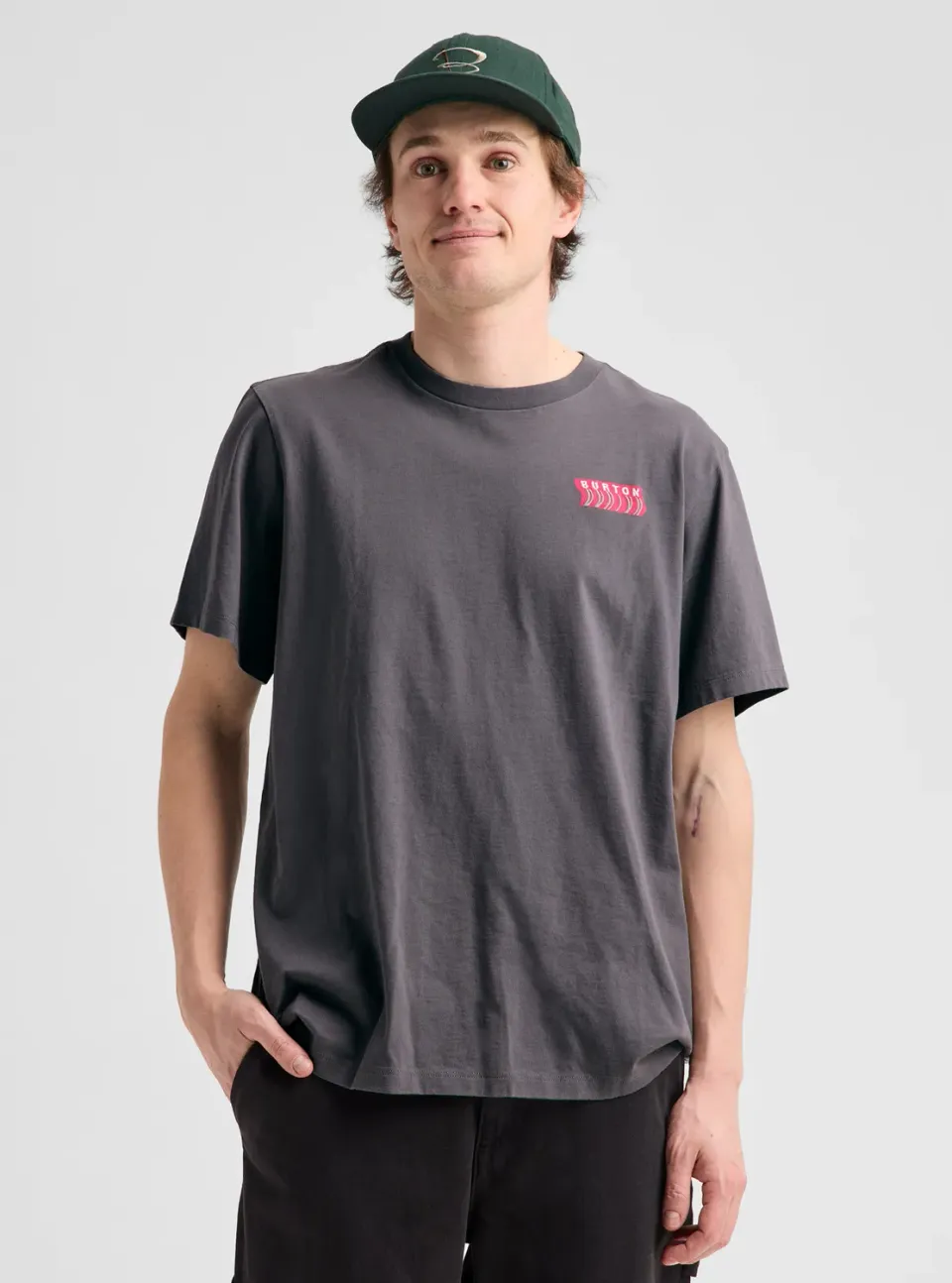 Burton Throwback 1992 t-shirt Gotham Gray ekologisk