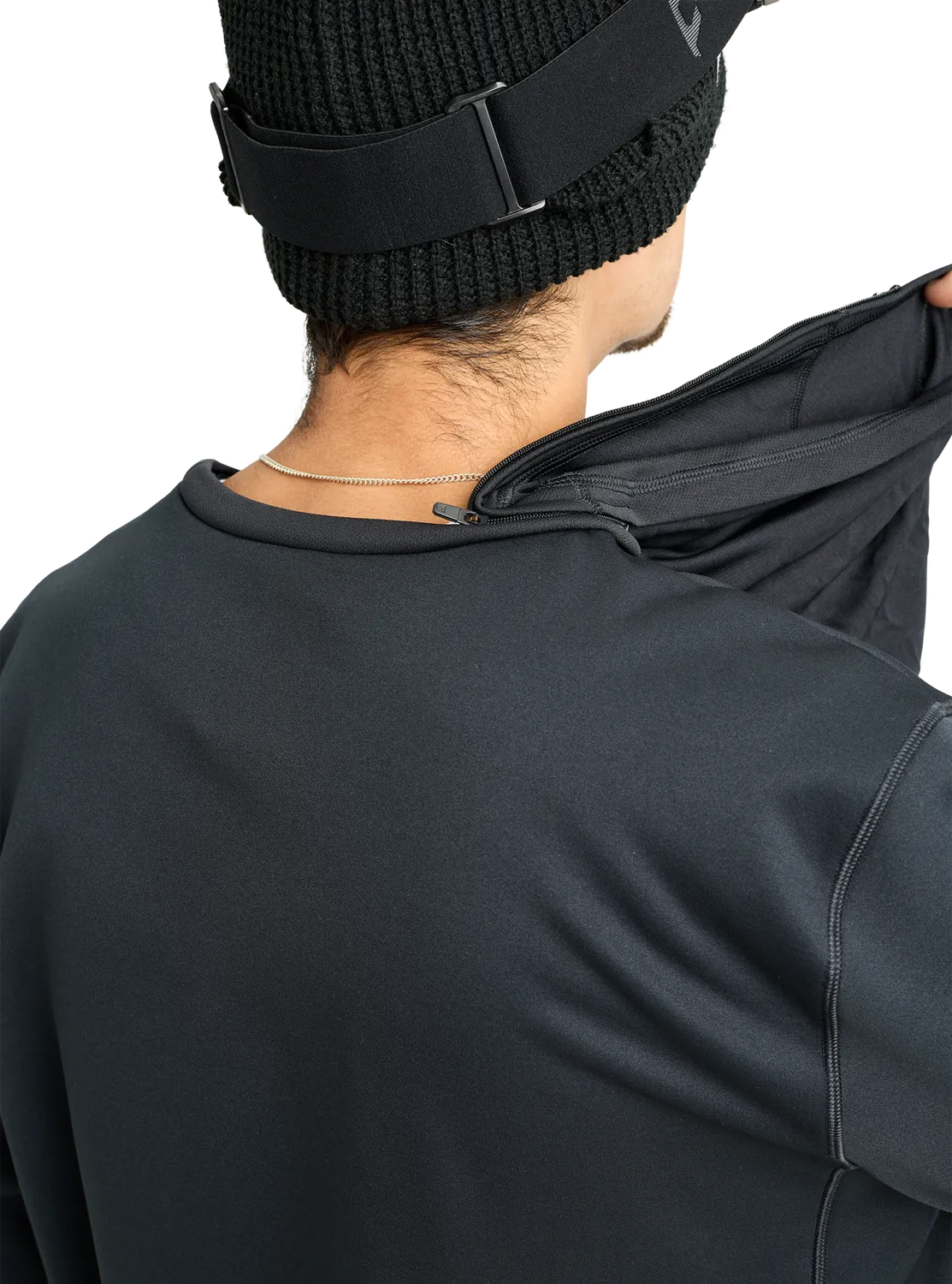 Burton Anon MFI Crewneck fleecetröja svart
