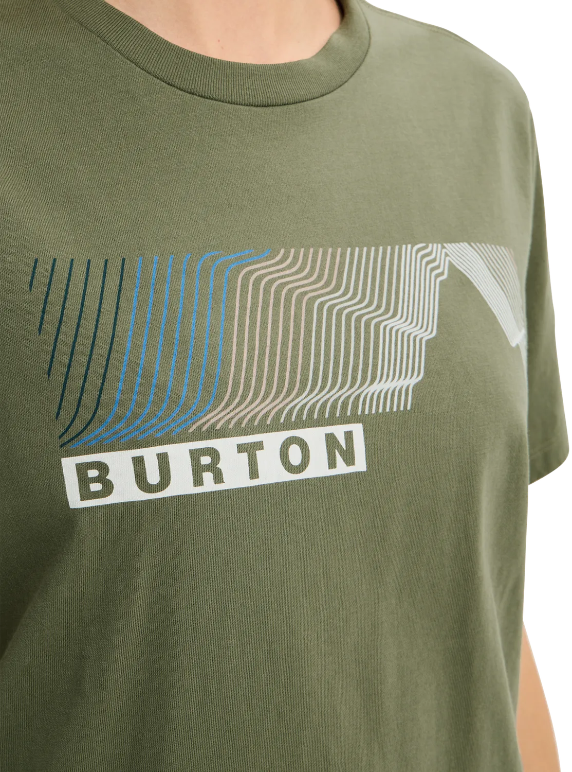 Burton Elmore t-shirt forest moss ekologisk bomull