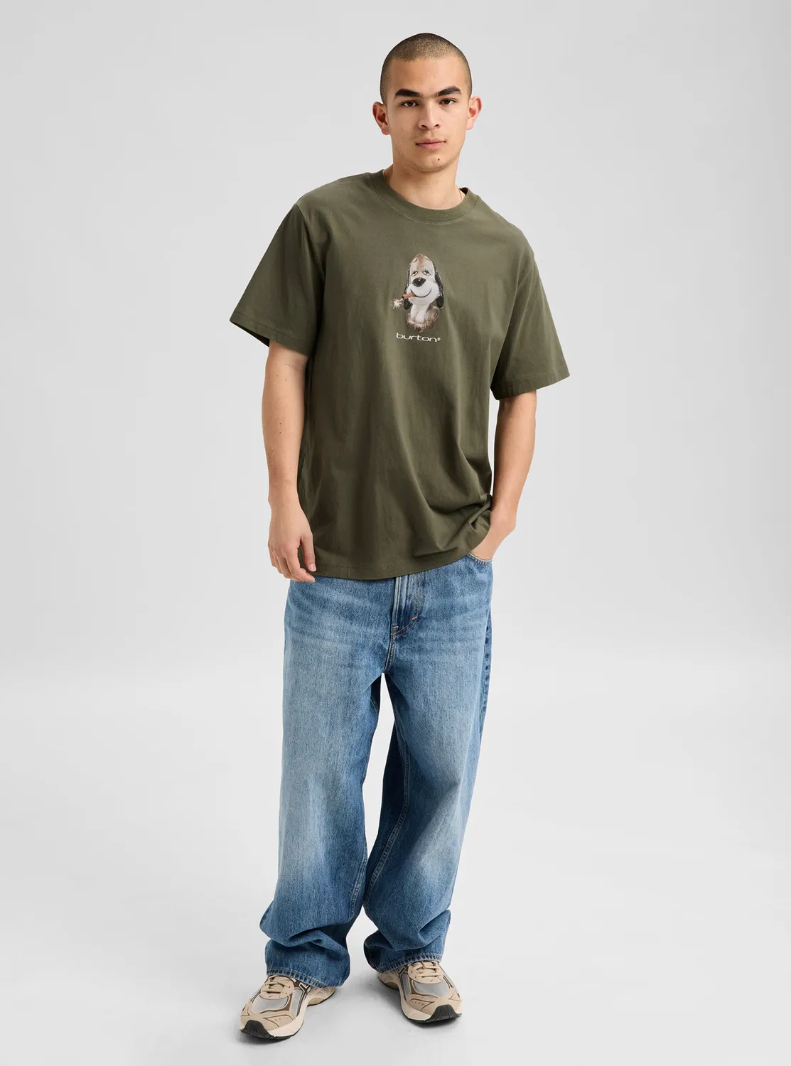 Burton Short Fuse T-shirt Khaki Green kortärmad