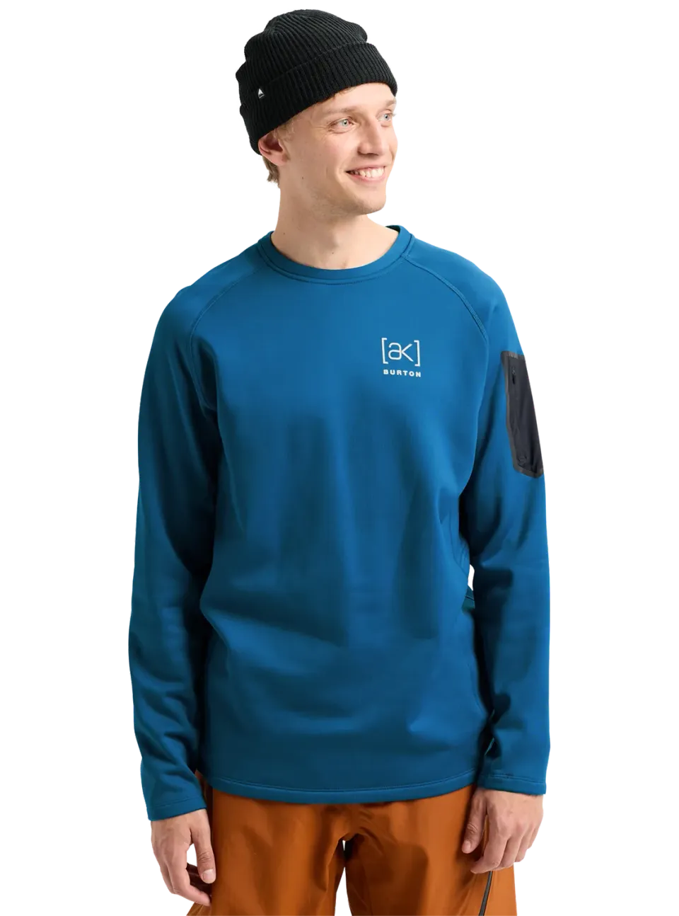Burton [ak] Baker Stretch fleecetröja Gray Cloud stretch