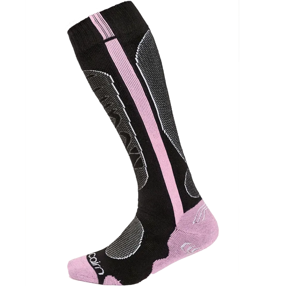 Cairn Spirit skidstrumpor black powder pink