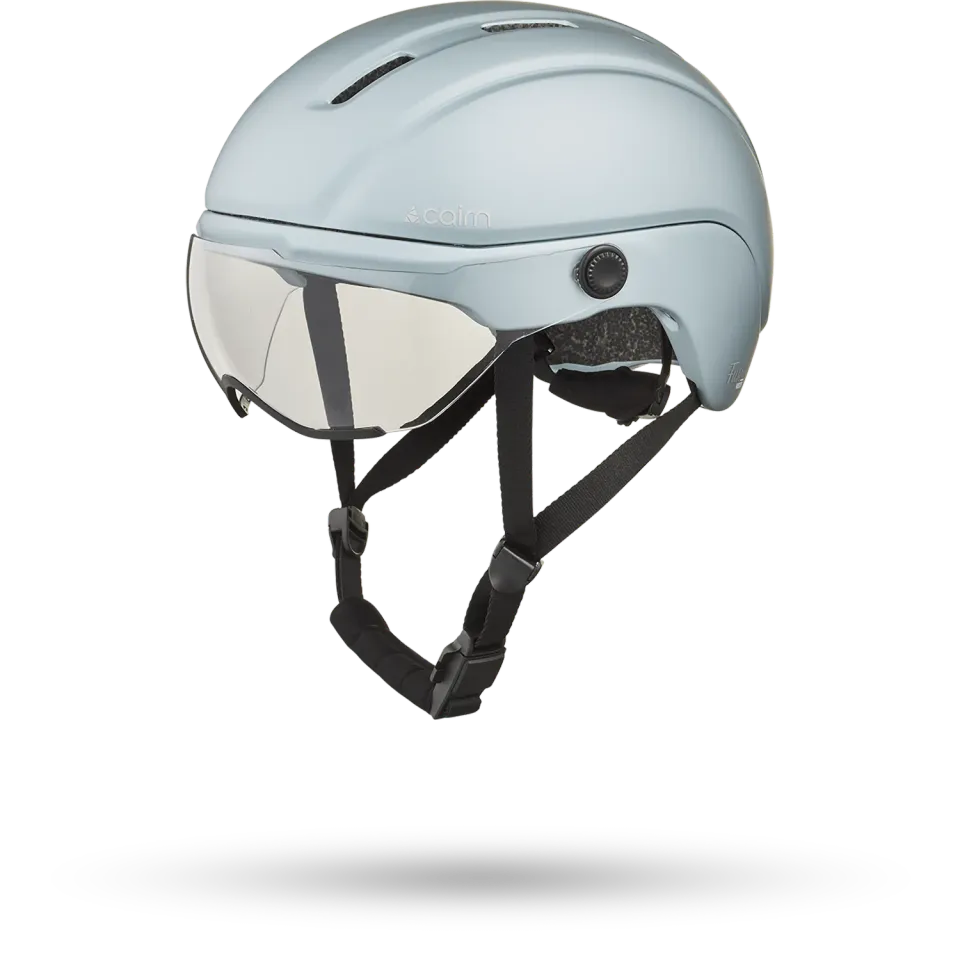 Cairn Fuse Visor cykelhjälm eucalyptus transparent visir