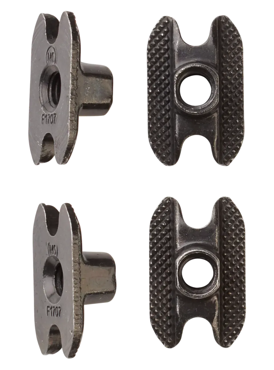 Burton M6 Channel Inserts bindningsskruvar svart 4-pack