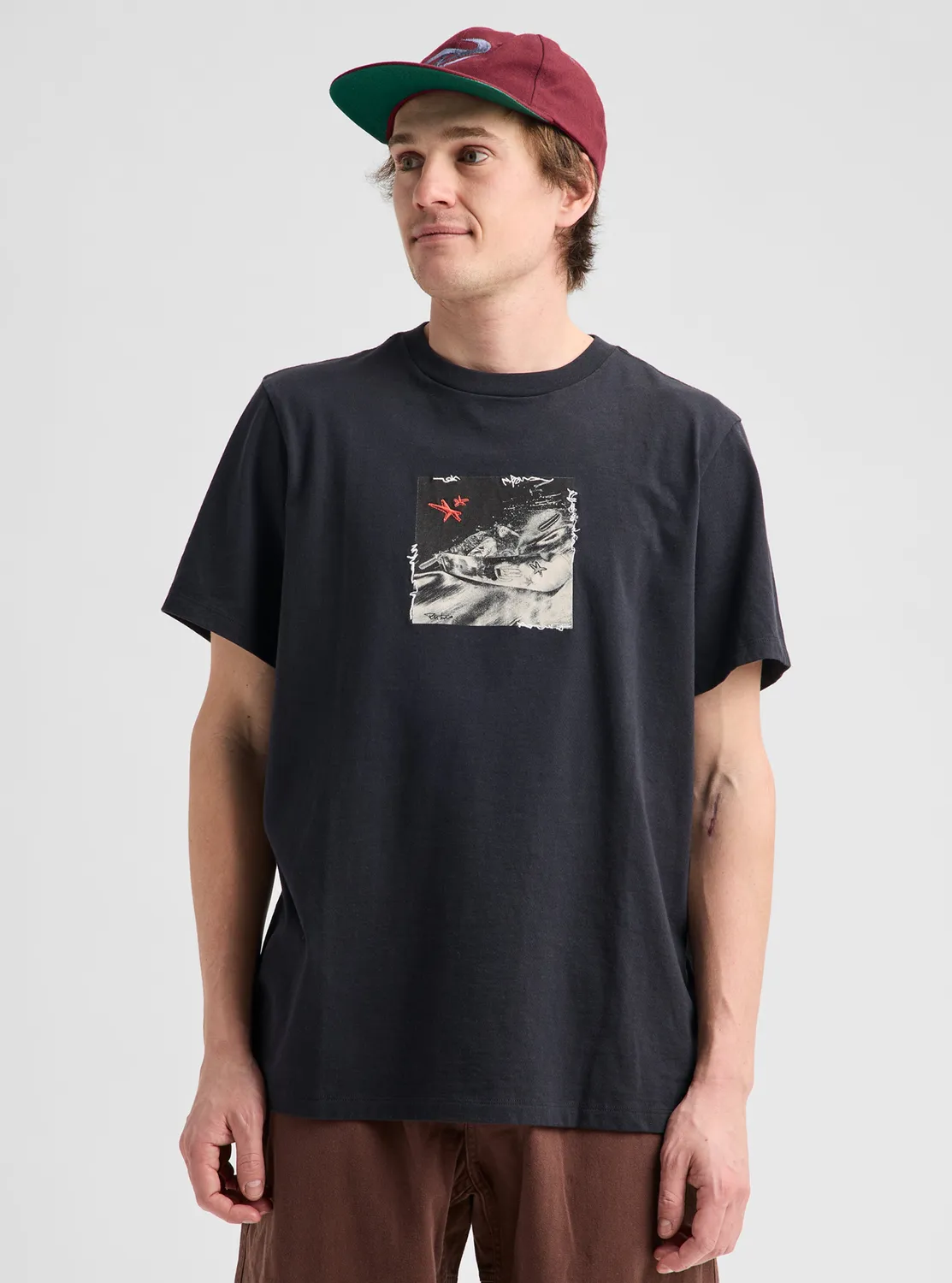 Burton Rider 27 t-shirt true black kortärmad