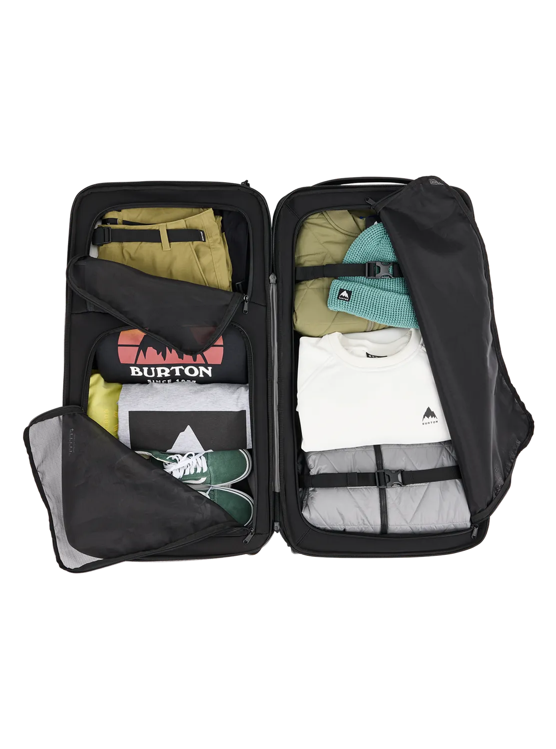 Burton 4 Wheel Double Deck resväska 86L Crystal Dye