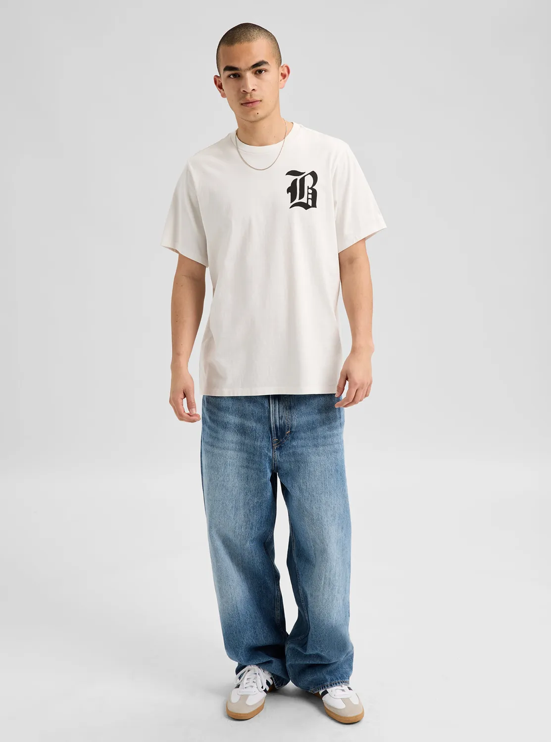 Burton Hesston t-shirt kortärm True Black B-tryck bomull