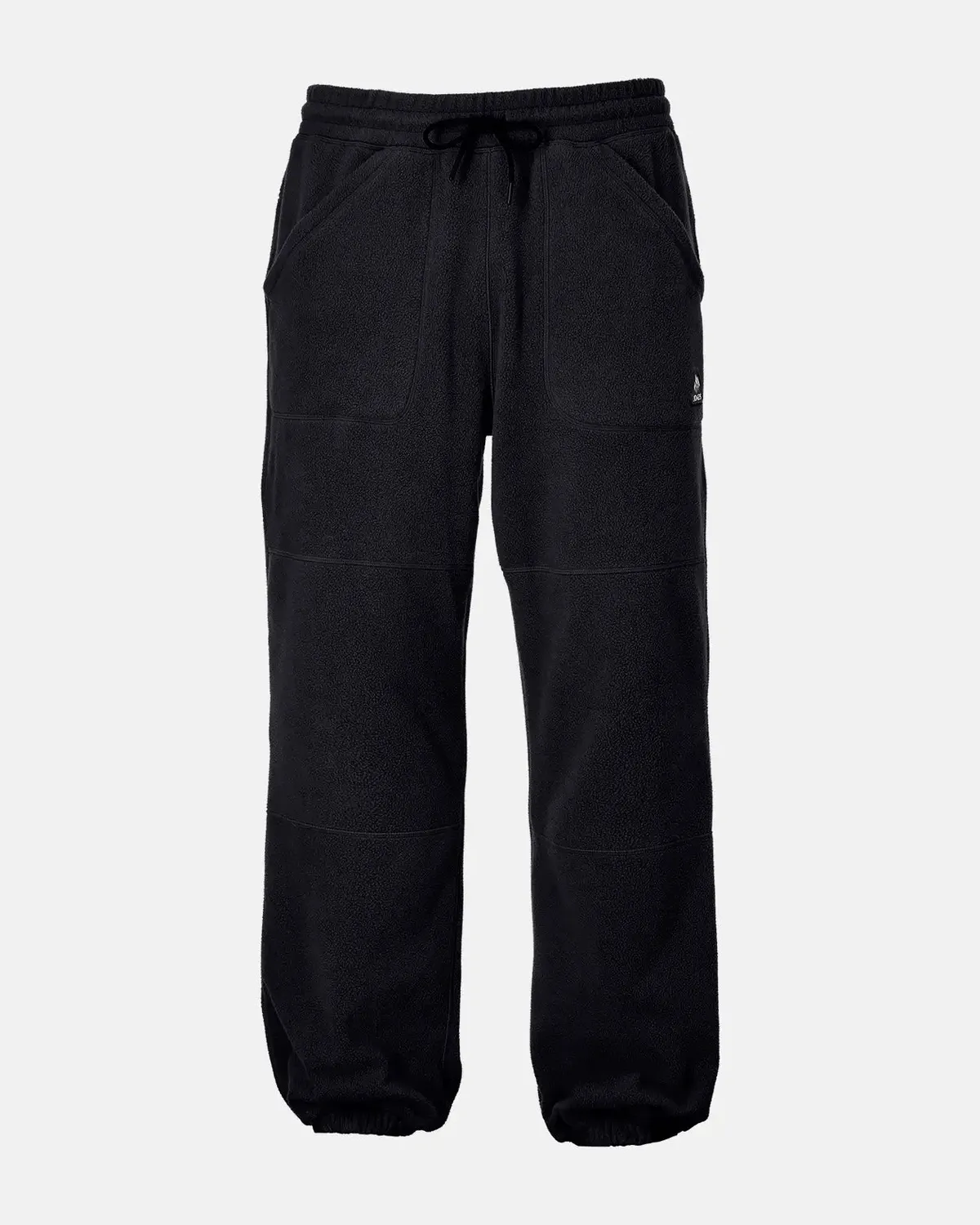 Jones Lodge Fleece fleecebyxor Stealth Black mjuk