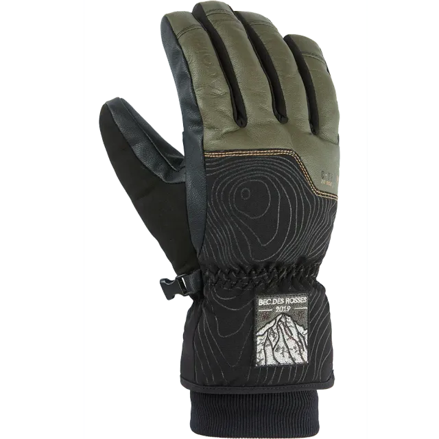 Cairn Makalu Pro R skidhandskar black khaki getskinn