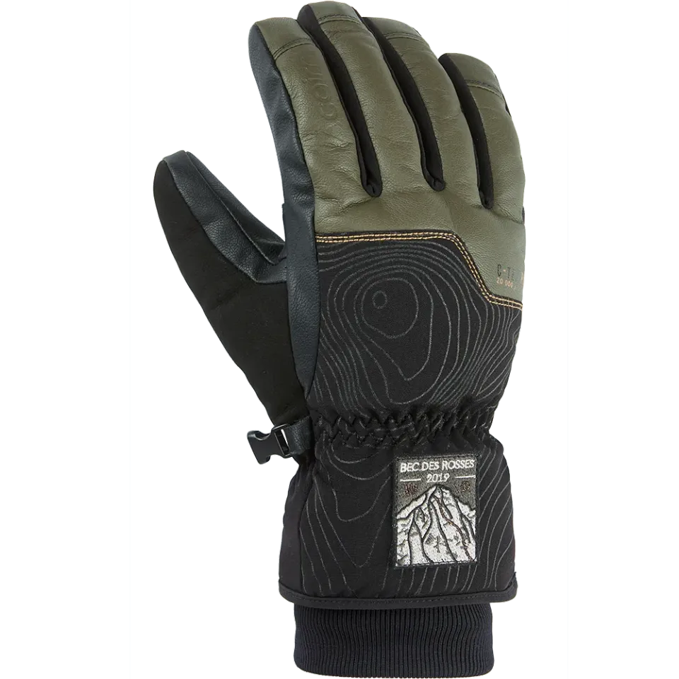Cairn Makalu Pro R skidhandskar black khaki getskinn