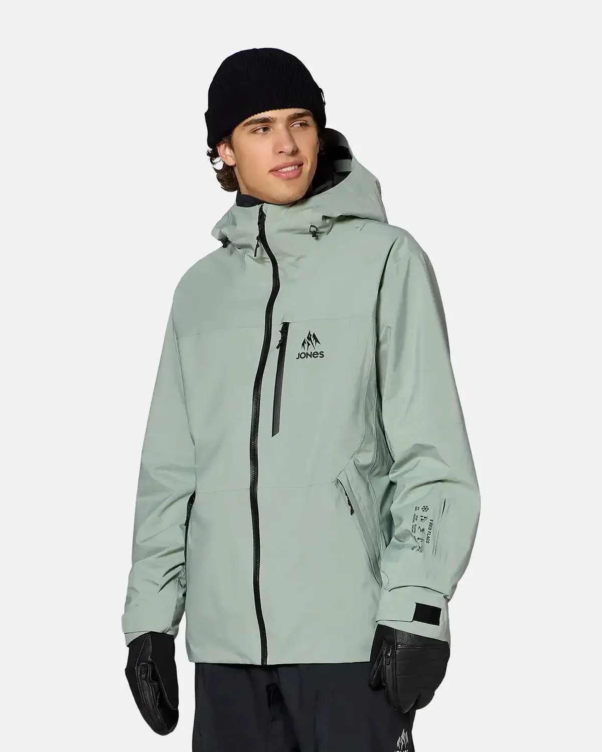 Jones Deeper GORE-TEX skidjacka Stealth Black Primaloft