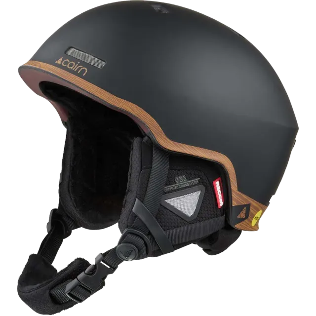 Cairn Centaure Rescue MIPS skidhjälm matt black wood