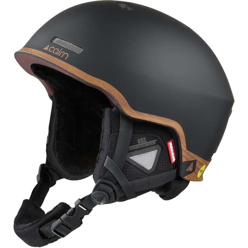 Cairn Centaure Rescue MIPS skidhjälm matt black wood