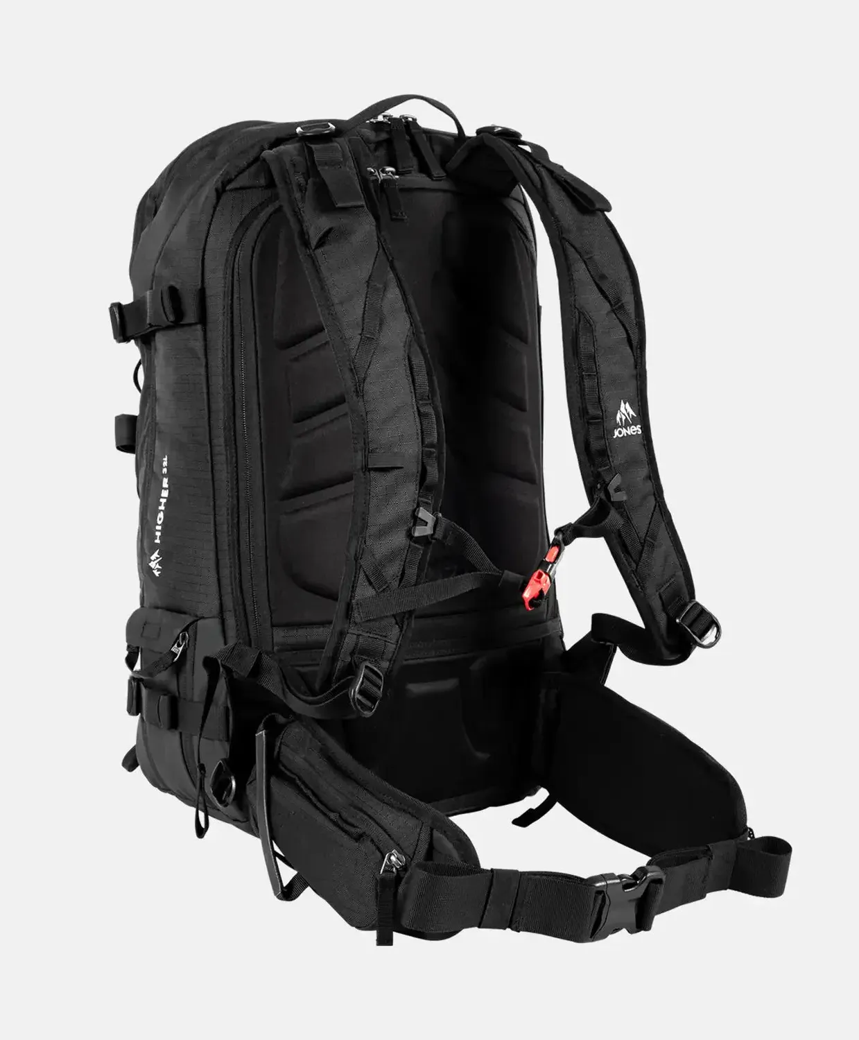 Jones Higher 32L ryggsäck Stealth Black teknisk tur