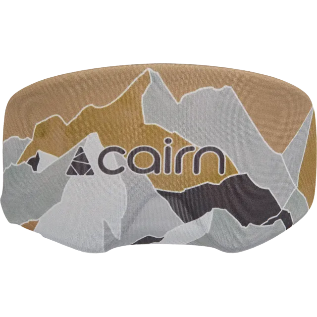Cairn Goggle Cover skidglasögonfodral Coffee Mountain mjukt