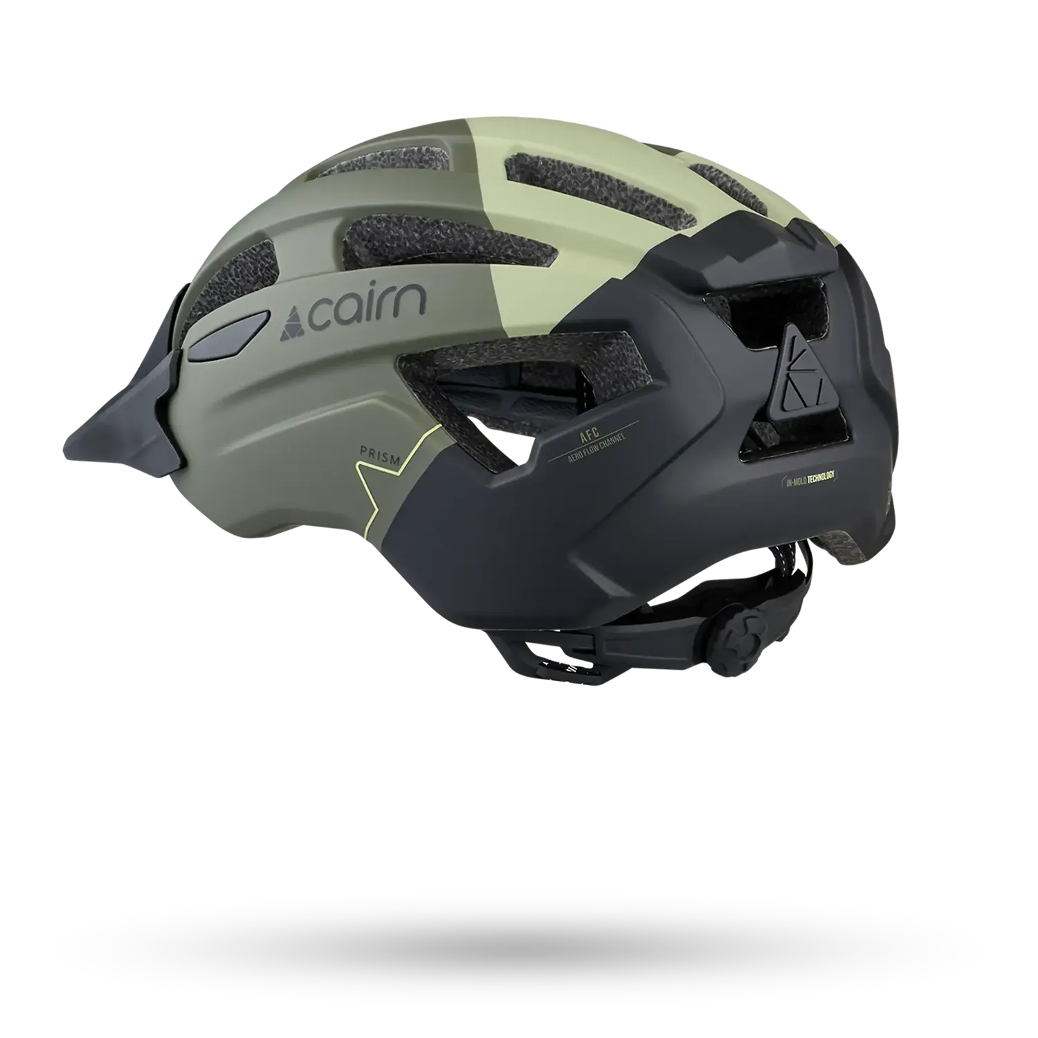 Cairn Prism XTR II cykelhjälm matt oliv ventilerad
