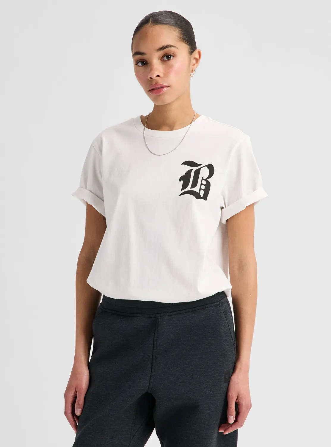 Burton Hesston t-shirt kortärm True Black B-tryck bomull