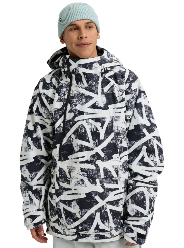 Burton Reserve 2L Relaxed Anorak jacka Gray Cloud herr