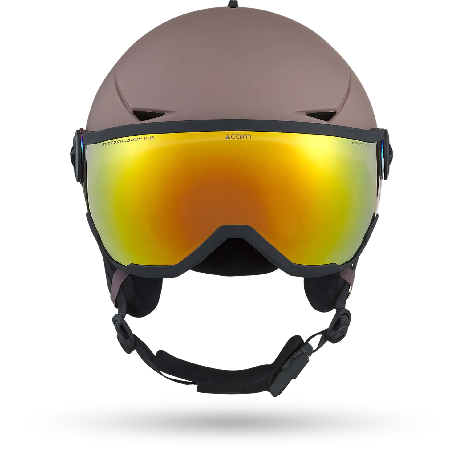 Cairn Rise II Visor skidhjälm matt cocoa kategori 3