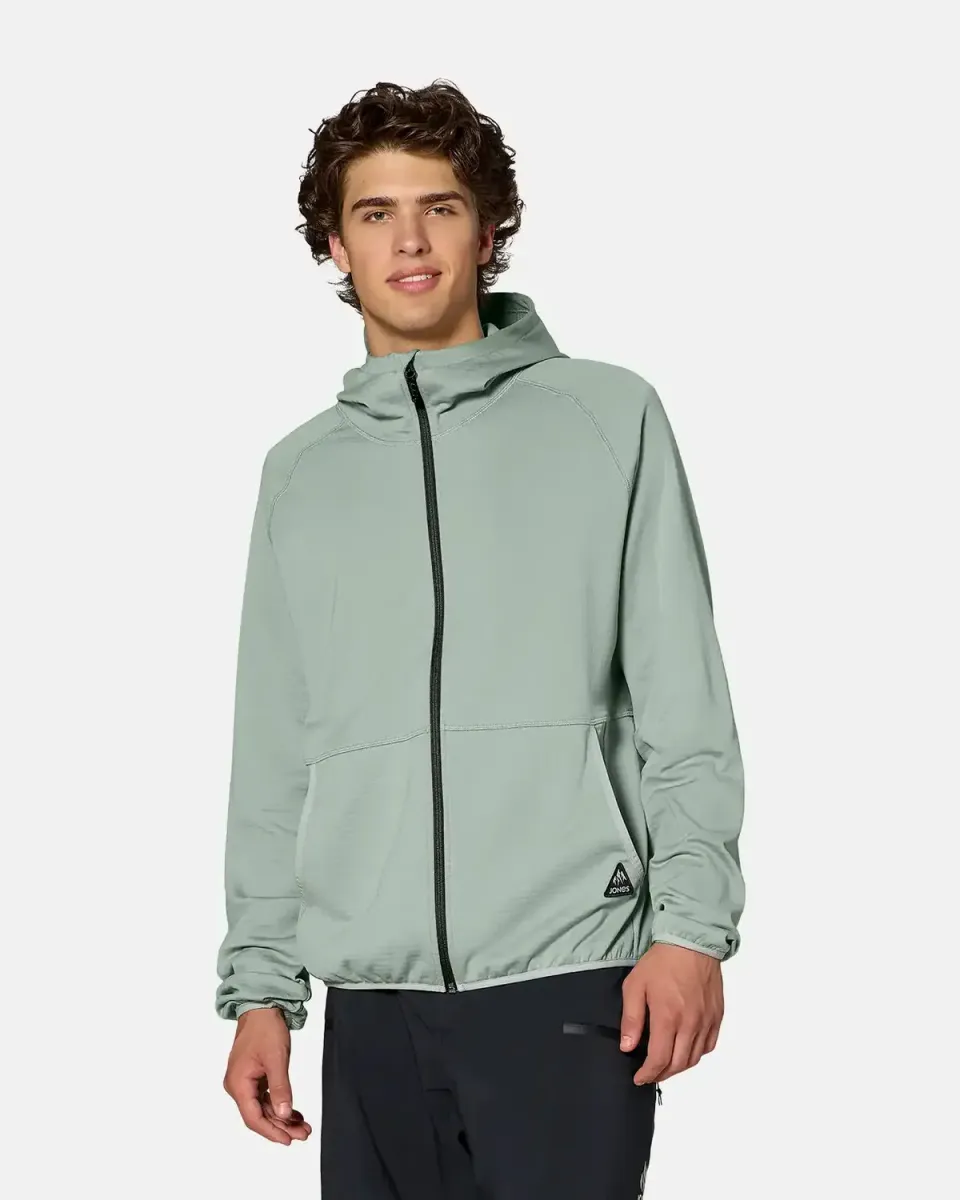 Jones Flagship Grid Fleece Hooded jacka stretch herr