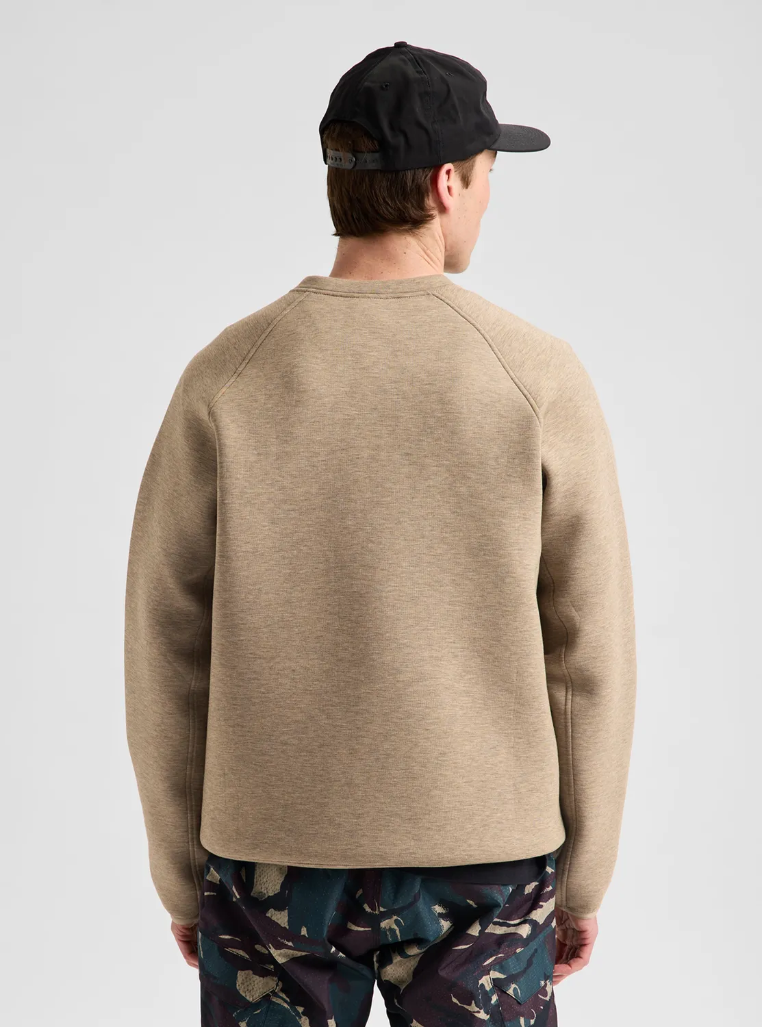 Burton SpaceCloud Henley henleytröja True Black Heather
