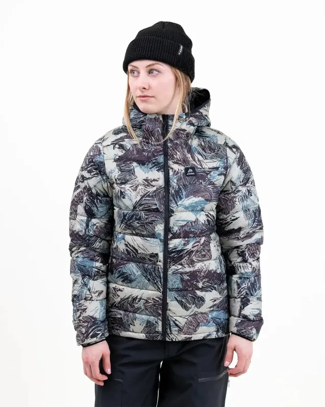 Jones Re-Up Recycled Down Hoodie 2026 dunjacka damsvart