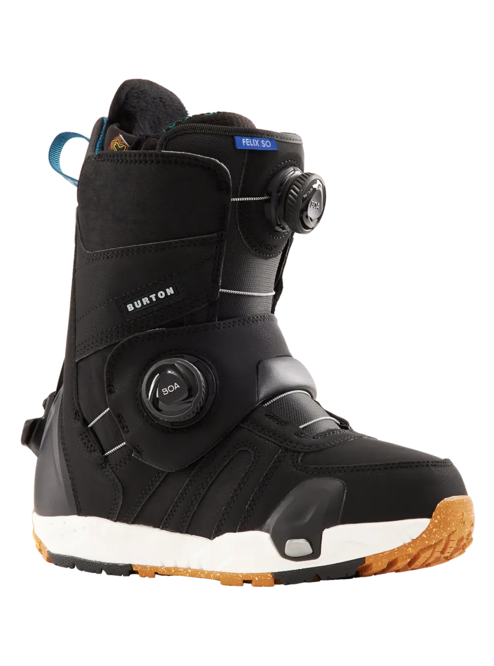 Burton Felix Step On boots dam Black snabb