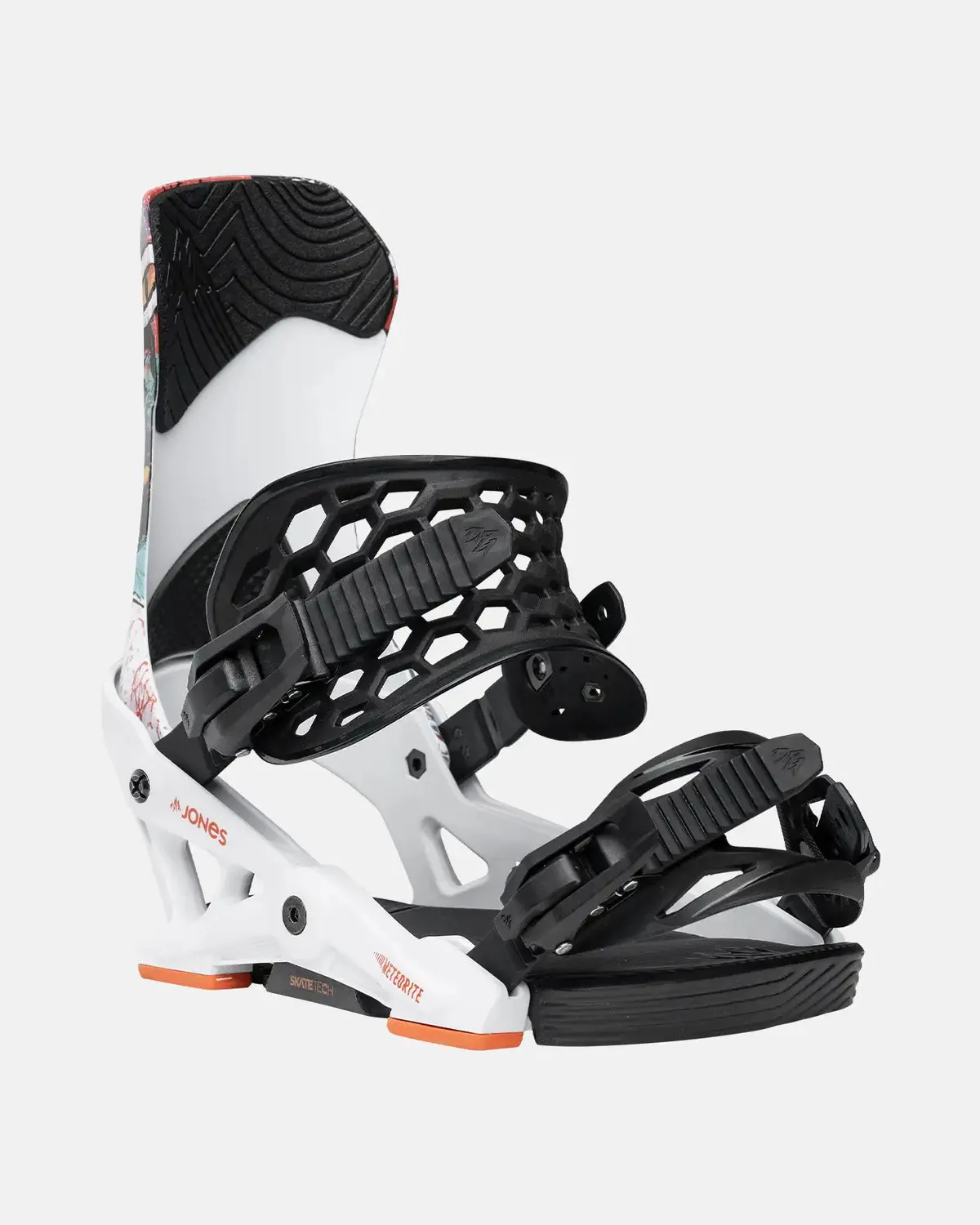Jones Meteorite 2026 snowboardbindning Rallycat White allmountain