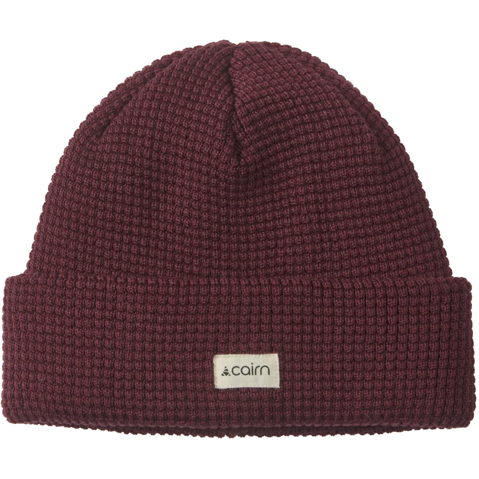 Cairn Dom mössa burgundy unisex mjuk
