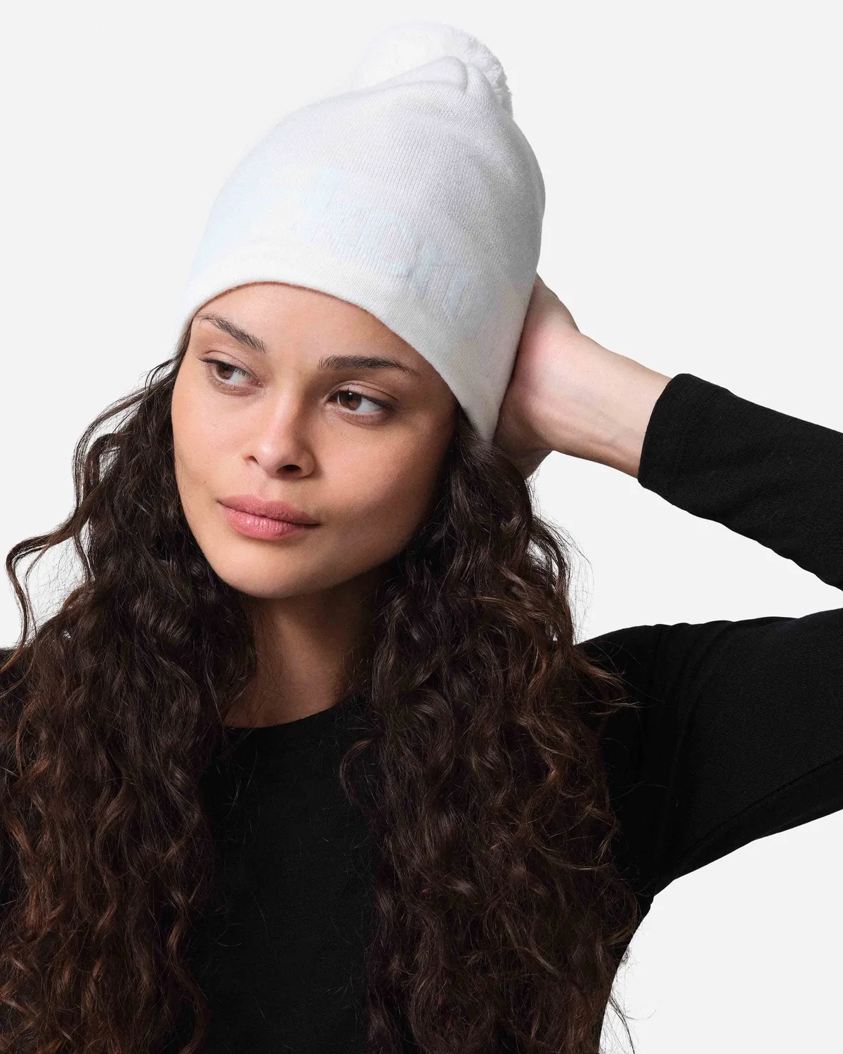 Black Crows Nooa Pom Beanie mössa svart merinoull