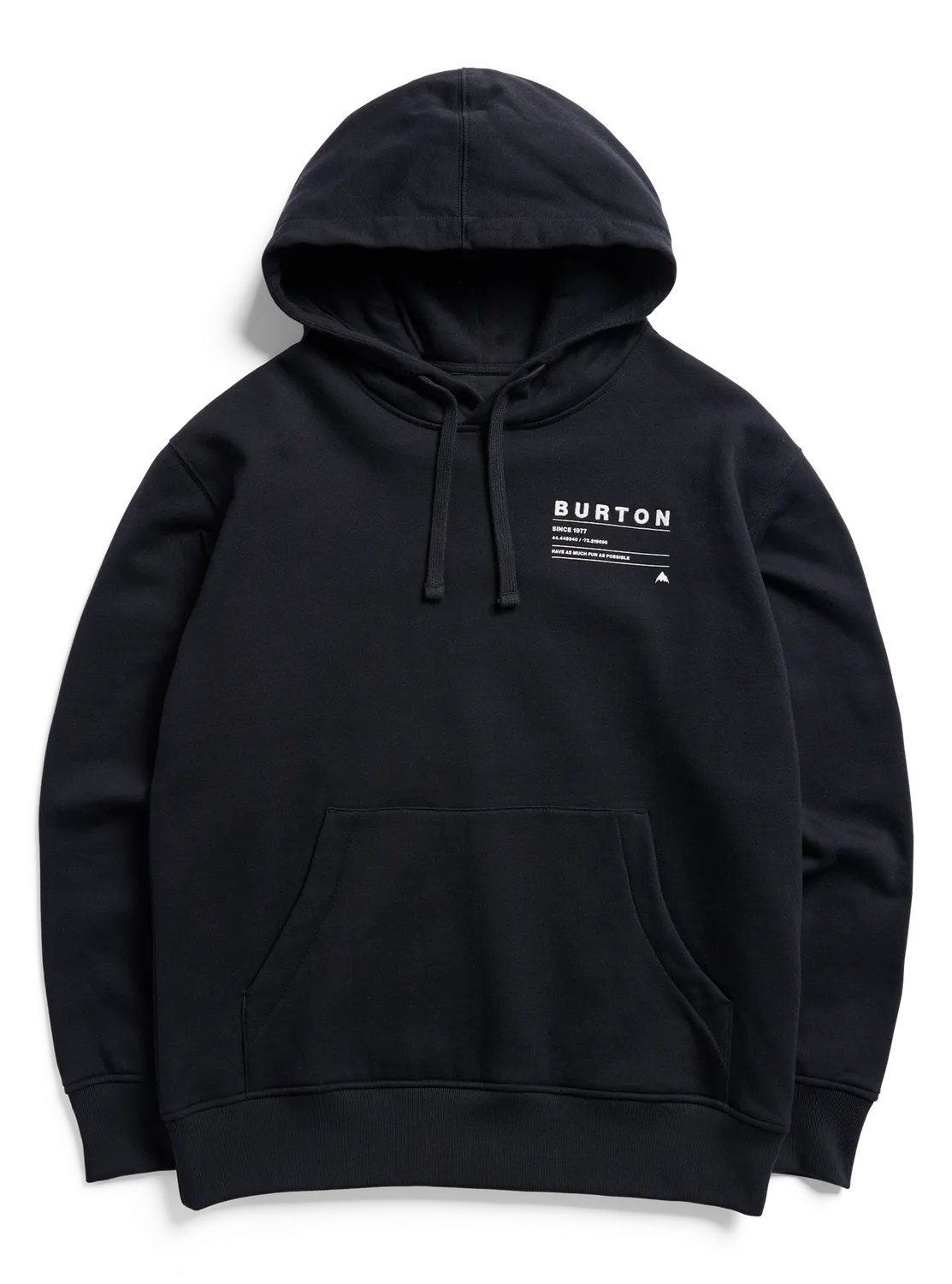 Burton Moretown Pullover Hoodie Geranium Red mjuk