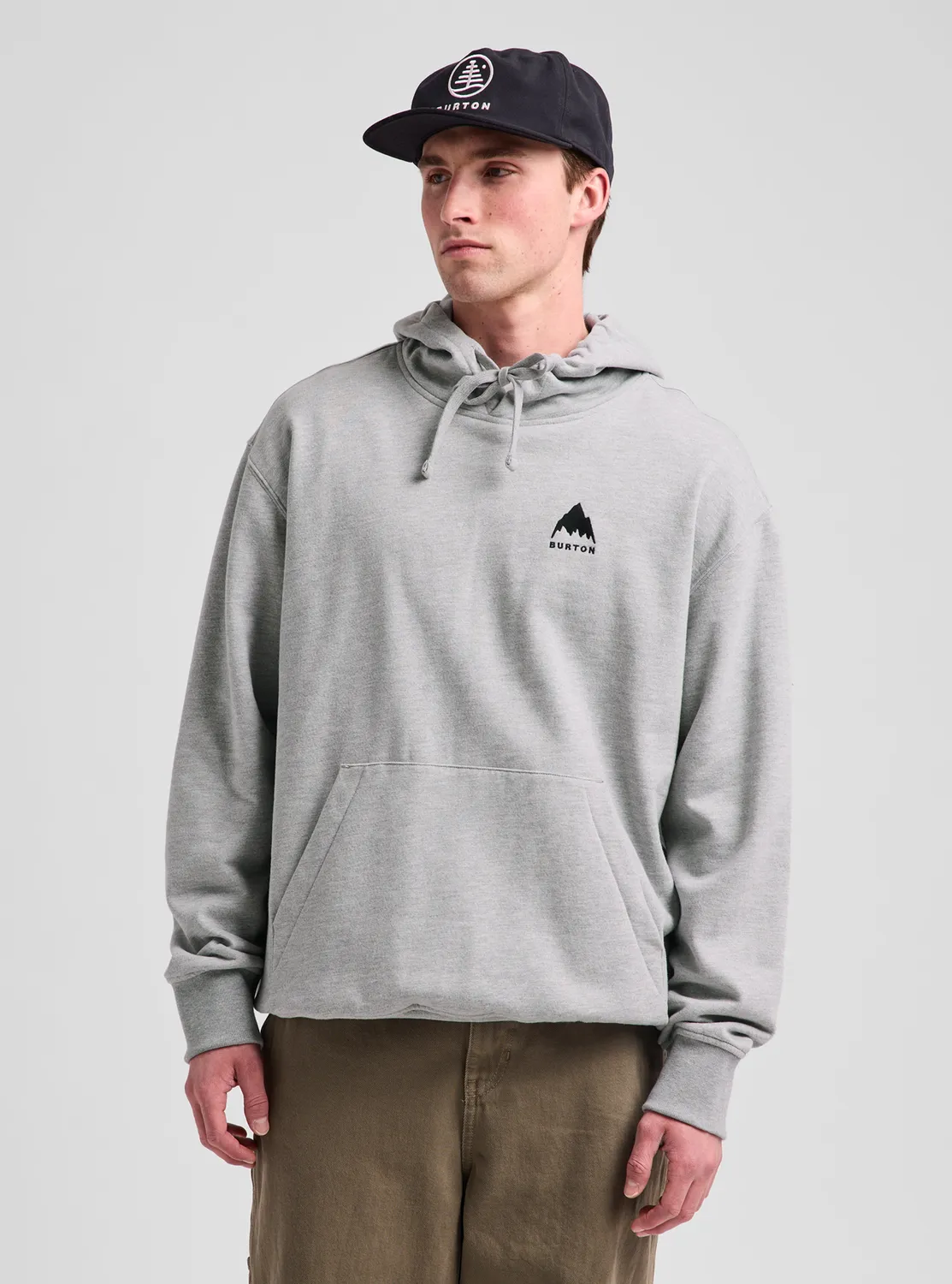 Burton Mountain Pullover huvtröja ekologisk bomull