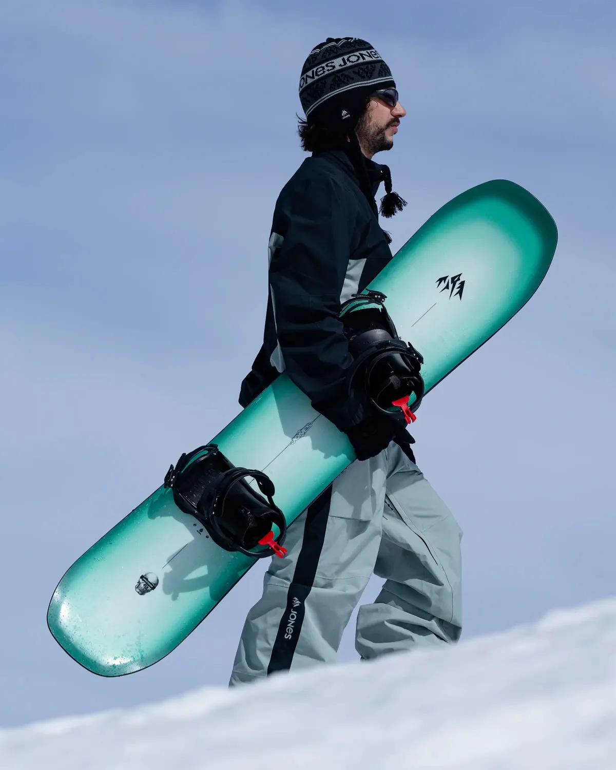 Jones Twincraft snowboard 154 bred twin puder