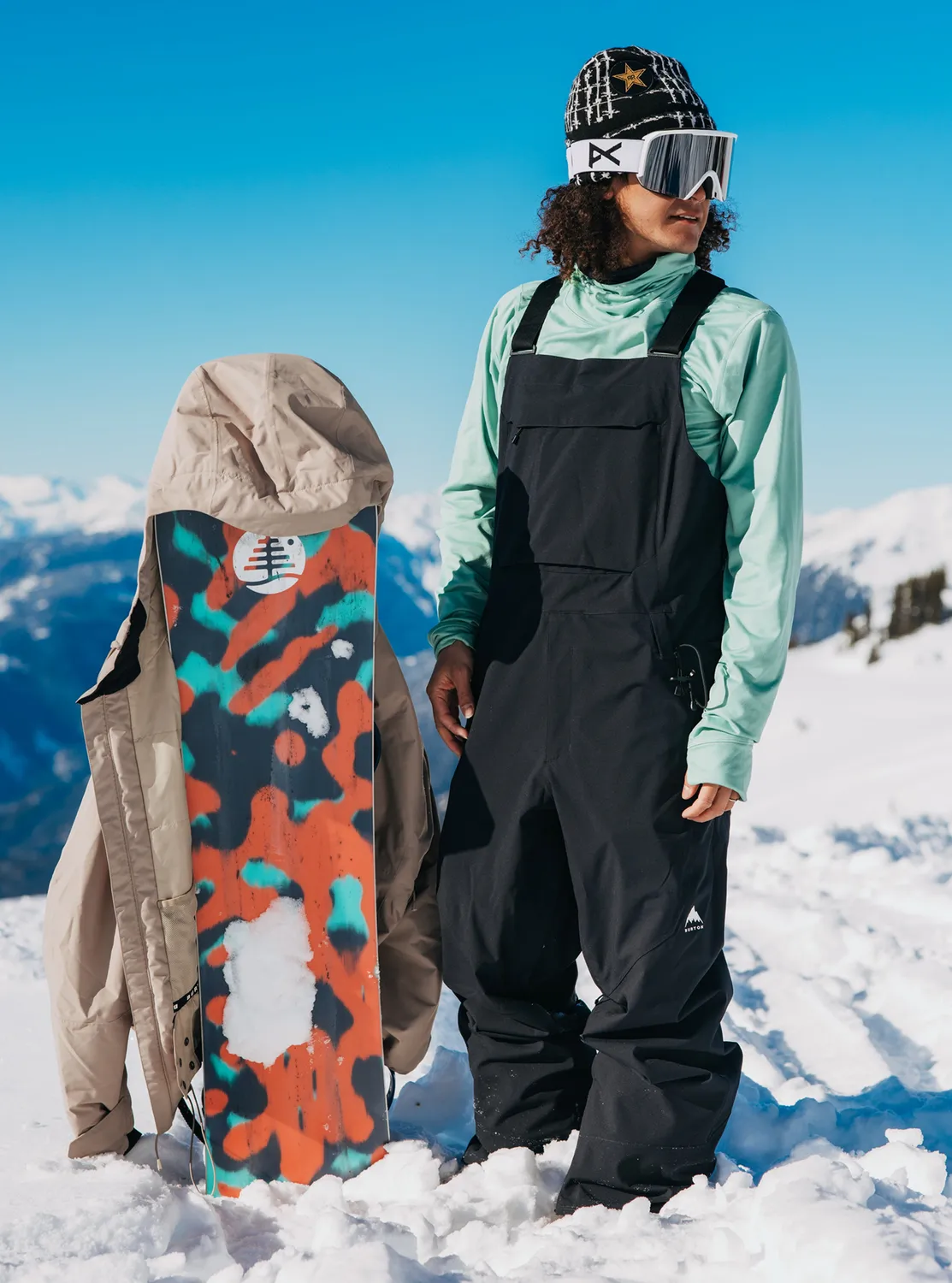 Burton Reserve 2L hängselbyxor True Black 20K