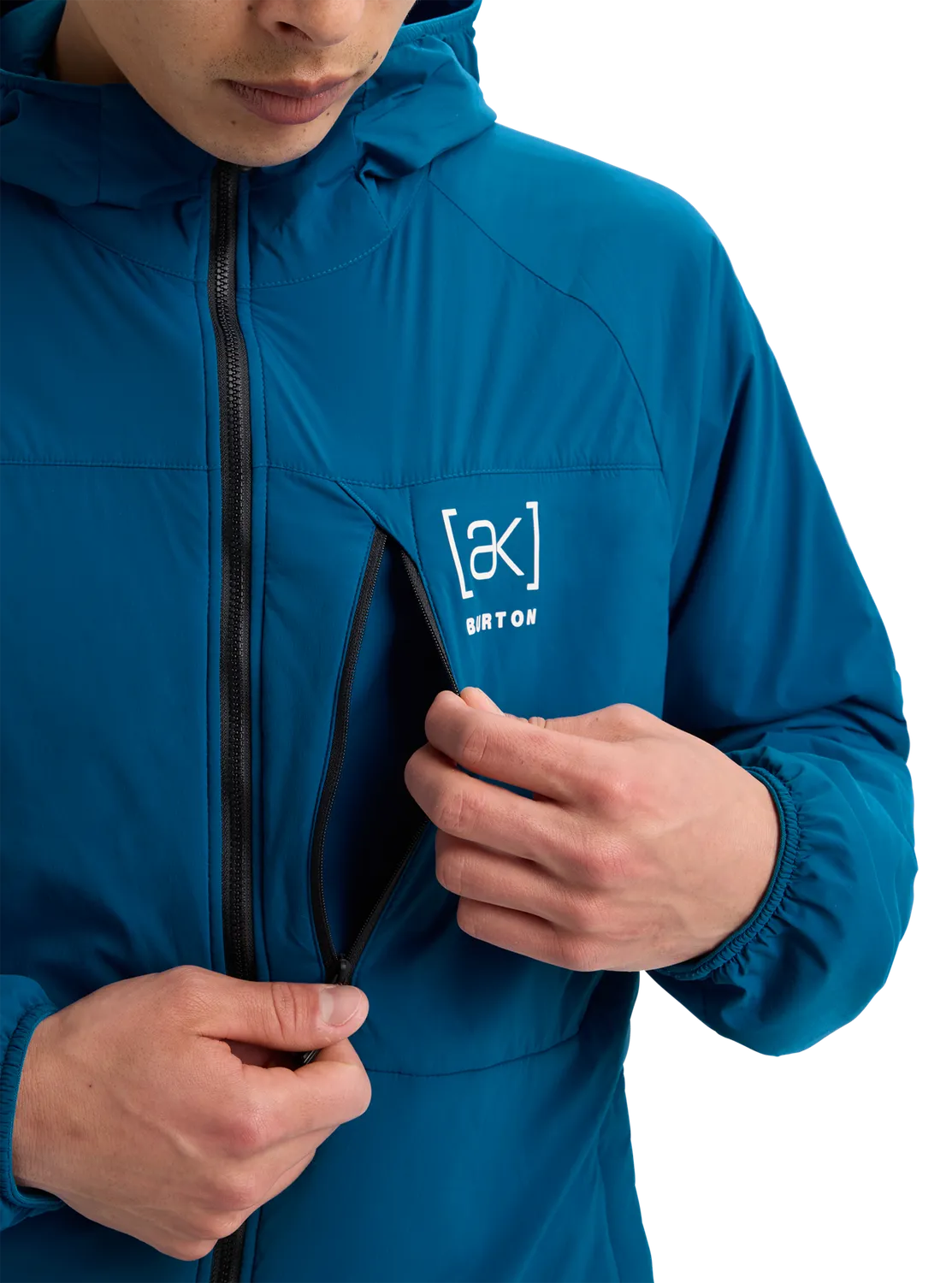 Burton [ak] Helium Hooded Stretch isoleringsjacka Blue Teal