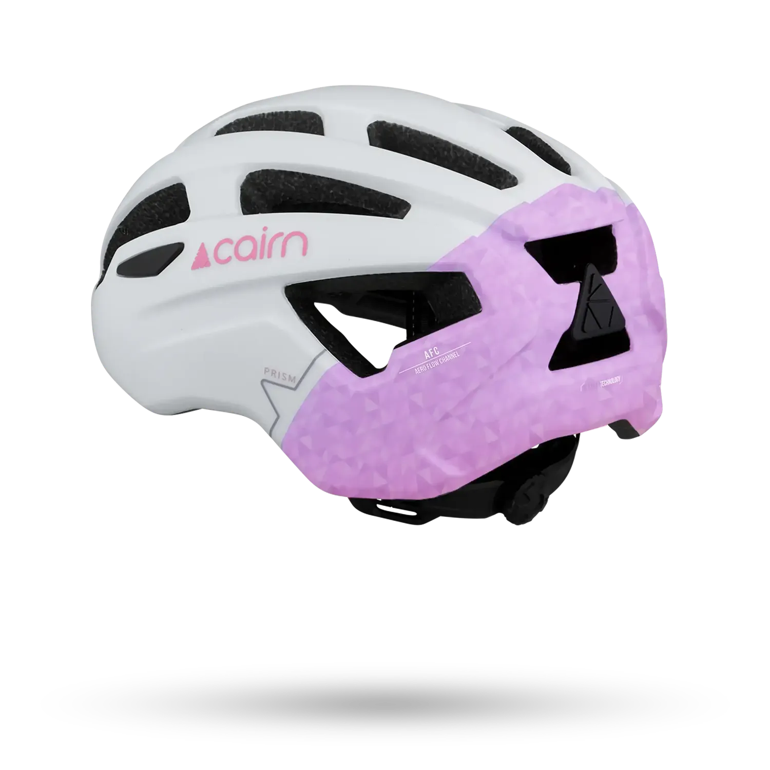 Cairn Prism II J Mat White Facet cykelhjälm vit junior
