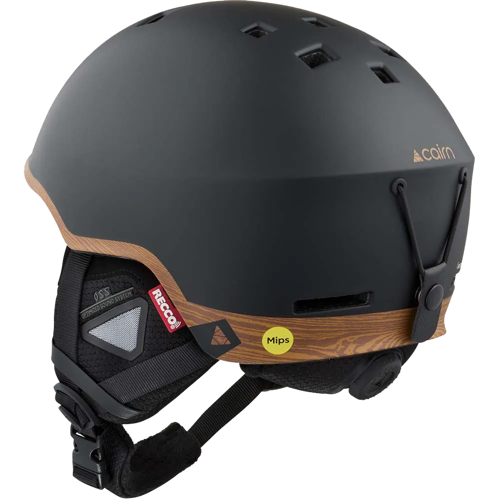 Cairn Centaure Rescue MIPS skidhjälm matt black wood